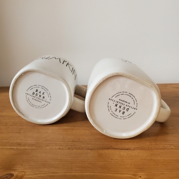RAE DUNN | Coffee  Mugs - Pumpkin Spice (x2) - Picture 6 of 6